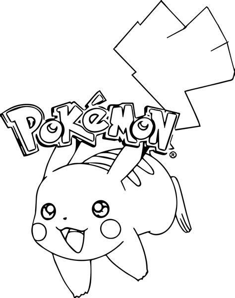 coloring page pikachu|Pikachu coloring page 